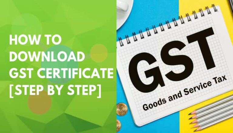 How to Download GST Certificate Online from gst.gov.in